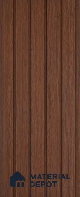 PN 06943 8 ft x 6 inch Charcoal Louvers/Panels - 6 mm