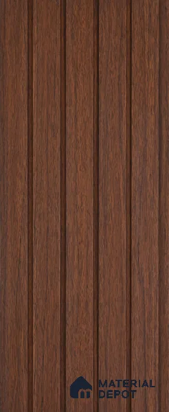 PN 06943 8 ft x 6 inch Charcoal Louvers/Panels - 6 mm