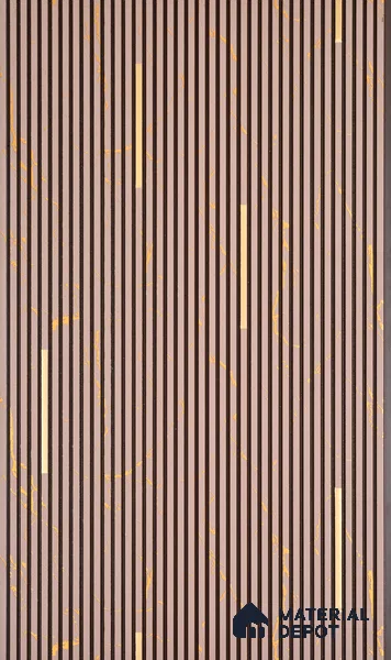 Wooden Look PN 07017 9.5 ft x 12 inch Charcoal Panel - 6 mm | Suitable for Feature Wall, TV Unit & Living Room | Width is Subjected to 5% Variation