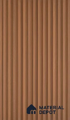 Wooden Look PN 07021 9.5 ft x 12 inch Charcoal Panel - 10 mm | Suitable for Feature Wall, TV Unit & Living Room | Width is Subjected to 5% Variation