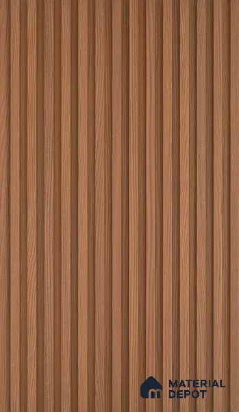 Wooden Look PN 07021 9.5 ft x 12 inch Charcoal Panel - 10 mm | Suitable for Feature Wall, TV Unit & Living Room | Width is Subjected to 5% Variation