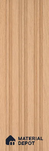 Cream Wooden Look Charcoal Louver/Panel 9.5 ft x 4.9 inch - 8 mm | Ideal for Feature Wall, Living Room, Bedroom, Home, TV Unit | PN 07054