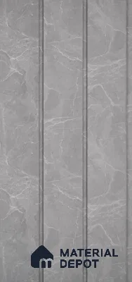 Cloud Grey Marble Look PN 07065 9.5 ft x 9.8 inch Charcoal Panel - 10 mm | Suitable for Feature Wall, TV Unit & Living Room | Width is Subjected to 5% Variation