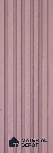 Pink Patterned Look Charcoal Louver/Panel 9.5 ft x 4.9 inch - 10 mm | Ideal for Feature Wall, Living Room, Bedroom, Home, TV Unit | PN 07070