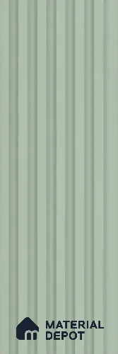 Green Plain Colour Look Charcoal Louver/Panel 9.5 ft x 4.9 inch - 10 mm | Ideal for Feature Wall, Living Room, Bedroom, Home, TV Unit | PN 07073