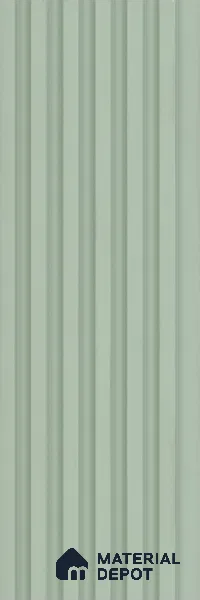 Green Plain Colour Look Charcoal Louver/Panel 9.5 ft x 4.9 inch - 10 mm | Ideal for Feature Wall, Living Room, Bedroom, Home, TV Unit | PN 07073