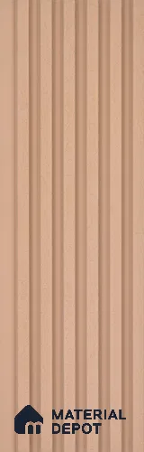 Cream Patterned Look Charcoal Louver/Panel 9.5 ft x 4.9 inch - 10 mm | Ideal for Feature Wall, Living Room, Bedroom, Home, TV Unit | PN 07076