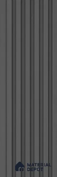 Graphite Grey Plain Colour Look PN 07077 9.5 ft x 4.9 inch Charcoal Panel - 10 mm | Suitable for Feature Wall, TV Unit & Living Room | Width is Subjected to 5% Variation