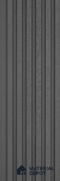 Dark Grey Patterned Look PN 07078 9.5 ft x 4.9 inch Charcoal Panel - 10 mm | Suitable for Feature Wall, TV Unit & Living Room | Width is Subjected to 5% Variation