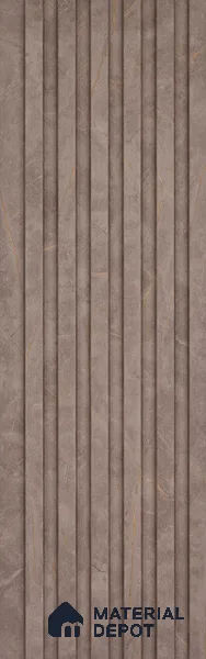 Mocha Brown Marble Look PN 07083 10 ft x 4.9 inch Charcoal Panel - 6 mm | Suitable for Feature Wall, TV Unit & Living Room | Width is Subjected to 5% Variation
