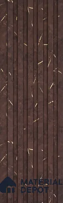 Brown Marble Look Charcoal Louver/Panel 10 ft x 5 inch - 6 mm | Ideal for Feature Wall, Living Room, Bedroom, Home, TV Unit | PN 07085