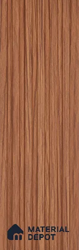 Brown Wooden Look Charcoal Louver/Panel 10 ft x 5 inch - 6 mm | Ideal for Feature Wall, Living Room, Bedroom, Home, TV Unit | PN 07099