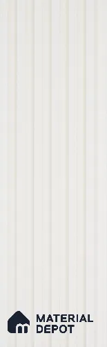 White Plain Colour Look Charcoal Louver/Panel 9.5 ft x 4.7 inch - 11 mm | Ideal for Feature Wall, Living Room, Bedroom, Home, TV Unit | PN 07157