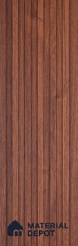 Brown Wooden Look Charcoal Louver/Panel 9.5 ft x 4.7 inch - 11 mm | Ideal for Feature Wall, Living Room, Bedroom, Home, TV Unit | PN 07172