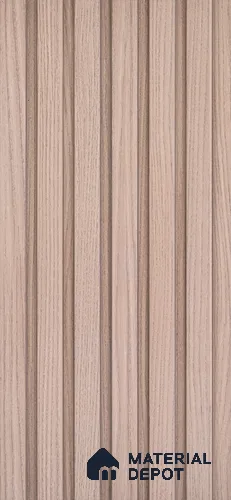 PN 07378 Marble Look Louver 8 ft x 0.8 ft Texture Finish  - 10 mm | Suitable for Feature Wall, TV Unit & Living Room