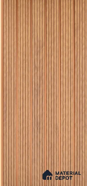 Wooden Look PN 07392 8 ft x 9.6 inch PVC Panel - 10 mm | Suitable for Living Room, Bedroom & Office | Width is Subjected to 5% Variation