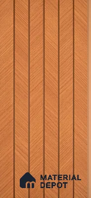 Wooden Look PN 07398 8 ft x 9.6 inch PVC Panel - 10 mm | Suitable for Living Room, Bedroom & Office | Width is Subjected to 5% Variation