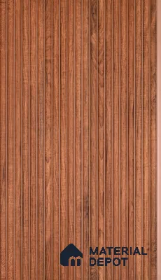 Wooden Look PN 07406 8 ft x 12 inch PVC Panel - 10 mm | Suitable for Living Room, Bedroom & Office | Width is Subjected to 5% Variation