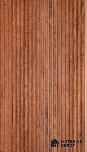 Wooden Look PN 07406 8 ft x 12 inch PVC Panel - 10 mm | Suitable for Living Room, Bedroom & Office | Width is Subjected to 5% Variation