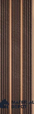 Cappucino Brown Patterned Look PN 07446 8 ft x 4.8 inch PVC Panel - 10 mm | Suitable for Living Room, Bedroom & Office | Width is Subjected to 5% Variation
