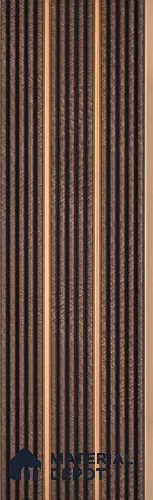 PN 07446 Patterned Look Louver 8 ft x 0.4 ft Texture Finish  - 10 mm | Suitable for Feature Wall, TV Unit & Living Room