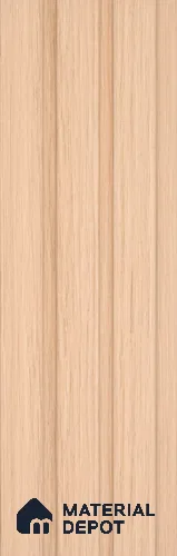 PN 07458 Wood Look Louver 8 ft x 0.4 ft Texture Finish - 10 mm | Suitable for Feature Wall, TV Unit & Living Room