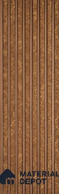 Mud Brown Stone Look PN 07470 8 ft x 4.8 inch PVC Panel - 10 mm | Suitable for Living Room, Bedroom & Office | Width is Subjected to 5% Variation
