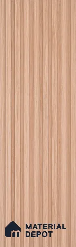 PN 07473 Wood Look Louver 8 ft x 0.4 ft Texture Finish  - 10 mm | Suitable for Feature Wall, TV Unit & Living Room