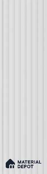 Dove Grey Plain Colour Look PN 07477 8 ft x 4.8 inch PVC Panel - 10 mm | Suitable for Living Room, Bedroom & Office | Width is Subjected to 5% Variation