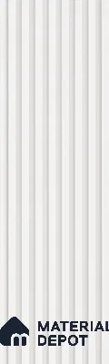 Ivory Beige Plain Colour Look PN 07478 8 ft x 4.8 inch PVC Panel - 10 mm | Suitable for Living Room, Bedroom & Office | Width is Subjected to 5% Variation
