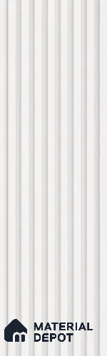 PN 07478 Solid Colors Look Louver 8 ft x 0.4 ft Texture Finish - 10 mm | Suitable for Feature Wall, TV Unit & Living Room