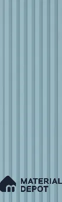 Cloud Grey Plain Colour Look PN 07480 8 ft x 4.8 inch PVC Panel - 10 mm | Suitable for Living Room, Bedroom & Office | Width is Subjected to 5% Variation