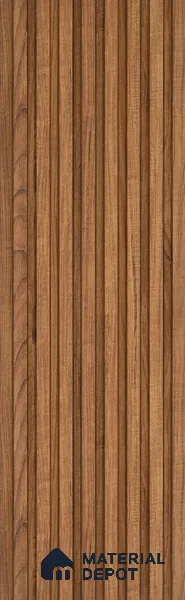 Wooden Look PN 07487 8 ft x 4.8 inch PVC Panel - 10 mm | Suitable for Living Room, Bedroom & Office | Width is Subjected to 5% Variation