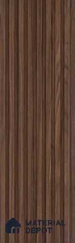 PN 07488 Wood Look Louver 8 ft x 0.4 ft Texture Finish  - 10 mm | Suitable for Feature Wall, TV Unit & Living Room