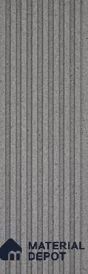 Steel Grey Stone Look PN 07595 9.5 ft x 4.9 inch Charcoal Panel - 12 mm | Suitable for Feature Wall, TV Unit & Living Room | Width is Subjected to 5% Variation