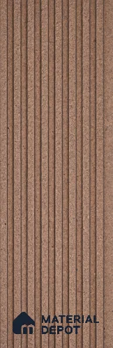 Brown Stone Look Charcoal Louver/Panel 9.5 ft x 5 inch - 12 mm | Ideal for Feature Wall, Living Room, Bedroom, Home, TV Unit | PN 07596