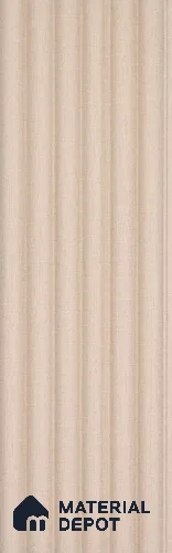 Grey Fabric Look Charcoal Louver/Panel 9.5 ft x 5 inch - 12 mm | Ideal for Feature Wall, Living Room, Bedroom, Home, TV Unit | PN 07601