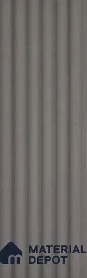 Mid Grey Plain Colour Look PN 07605 9.5 ft x 4.9 inch Charcoal Panel - 12 mm | Suitable for Feature Wall, TV Unit & Living Room | Width is Subjected to 5% Variation