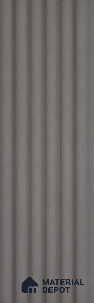 Mid Grey Plain Colour Look PN 07605 9.5 ft x 4.9 inch Charcoal Panel - 12 mm | Suitable for Feature Wall, TV Unit & Living Room | Width is Subjected to 5% Variation