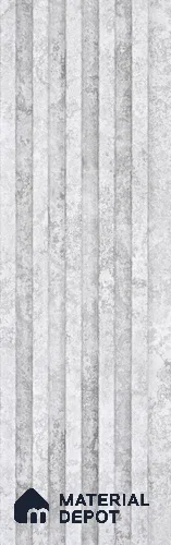 Grey Stone Look Charcoal Louver/Panel 9.5 ft x 5 inch - 12 mm | Ideal for Feature Wall, Living Room, Bedroom, Home, TV Unit | PN 07606