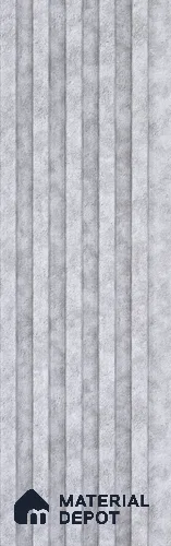 Grey Stone Look Charcoal Louver/Panel 9.5 ft x 5 inch - 12 mm | Ideal for Feature Wall, Living Room, Bedroom, Home, TV Unit | PN 07608