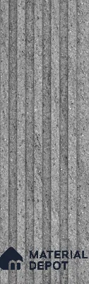 Grey Stone Look Charcoal Louver/Panel 9.5 ft x 5 inch - 12 mm | Ideal for Feature Wall, Living Room, Bedroom, Home, TV Unit | PN 07609