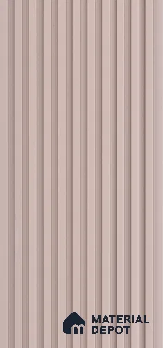 PN 07663 Solid Colors Look Louver 8 ft x 0.83 ft Texture Finish  - 10 mm | Suitable for Feature Wall, TV Unit & Living Room