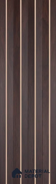 Wooden Look PN 07706 9.1 ft x 4.9 inch Charcoal Panel - 12 mm | Suitable for Living Room, Bedroom & TV Cabinet | Width is Subjected to 5% Variation