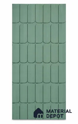 Capsule Geometric Carved 8.7 ft x 4 ft CNC Made HDHMR Panel - 25 mm