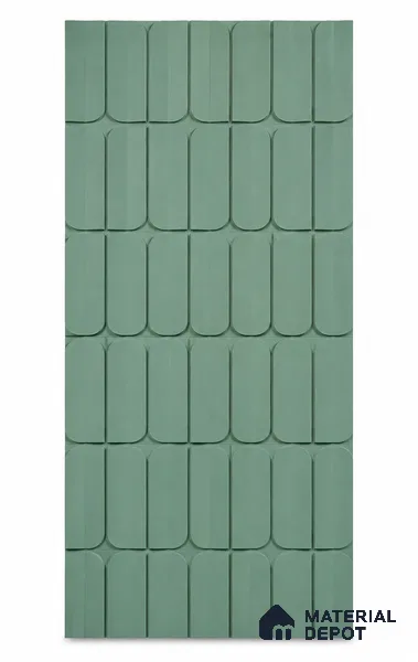 Capsule Geometric Carved 8.7 ft x 4 ft CNC Made HDHMR Panel - 25 mm