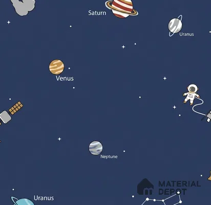 88440-2 | 5 Meter x 42 Inch PVC Space Look Wallpaper - 57 Sq. Ft. | Minimum 15% wastage during installation