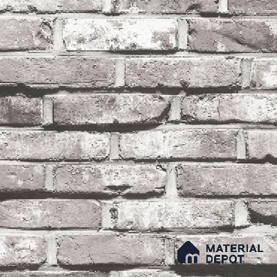 87033-1 | 5 Meter x 42 Inch PVC Brick Look Wallpaper - 57 Sq. Ft. | Minimum 15% wastage during installation
