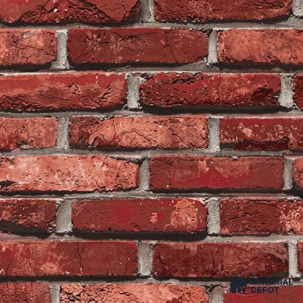 87033-5 | 5 Meter x 42 Inch PVC Brick Look Wallpaper - 57 Sq. Ft. | Minimum 15% wastage during installation