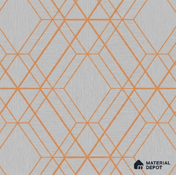 88380-3 | 5 Meter x 42 Inch PVC Geometric Look Wallpaper - 57 Sq. Ft. | Minimum 15% wastage during installation